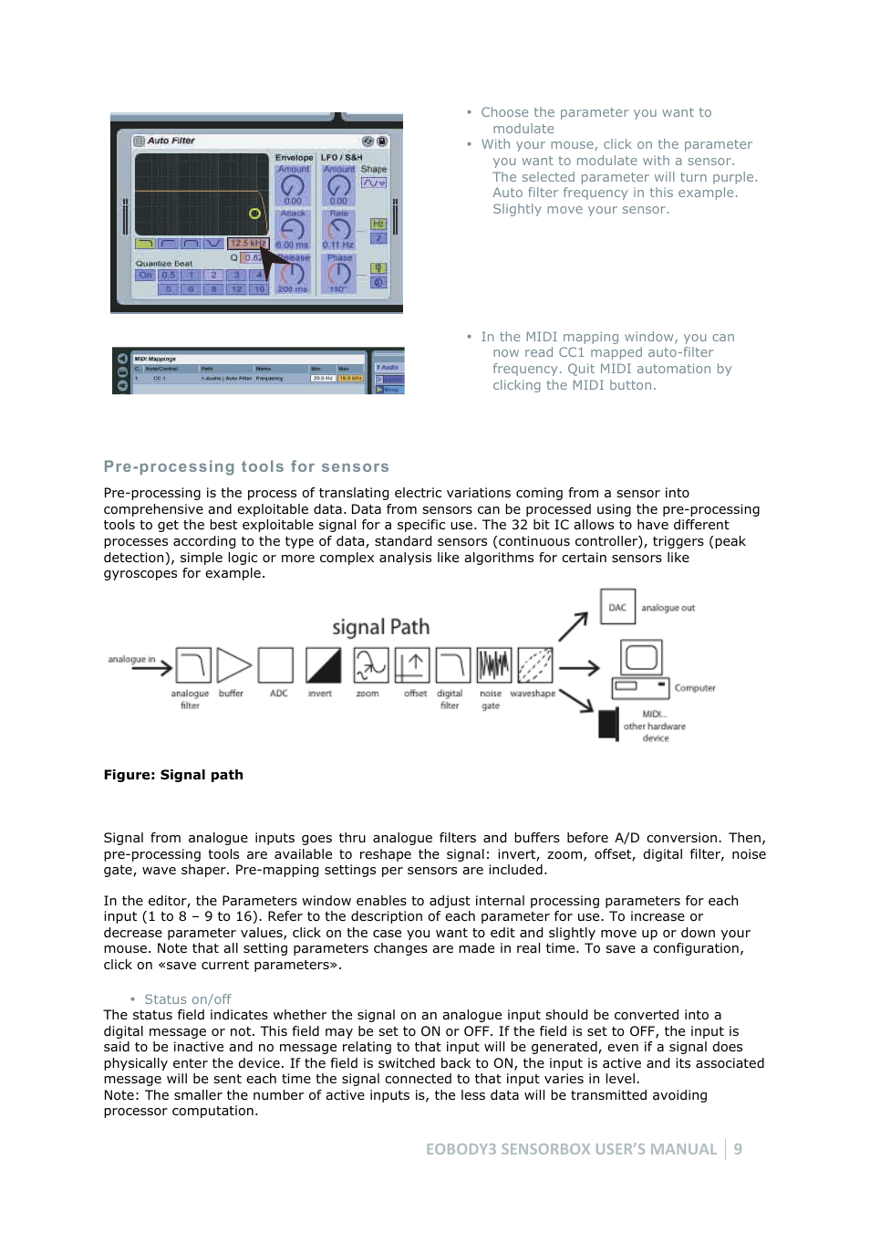 Krrvhwkhsdudphwhu\rxzdqwwrprgxodwh | Eowave Eobody3 User Manual | Page 9 / 19