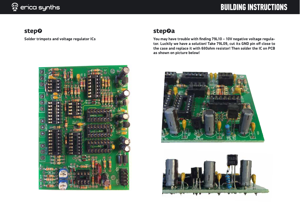 Building instructions | Erica Synths DIY Polivoks(ish) ADSR EG kit User Manual | Page 10 / 14