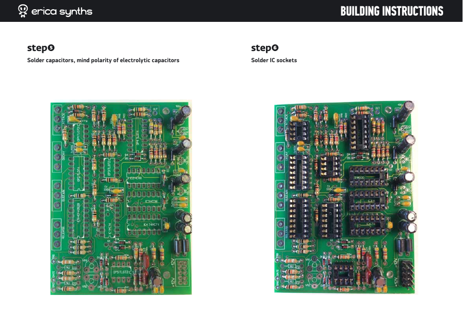 Building instructions | Erica Synths DIY Polivoks(ish) ADSR EG kit User Manual | Page 9 / 14