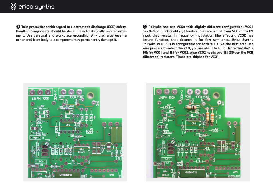 Erica Synths DIY Polivoks VCO kit User Manual | Page 5 / 12