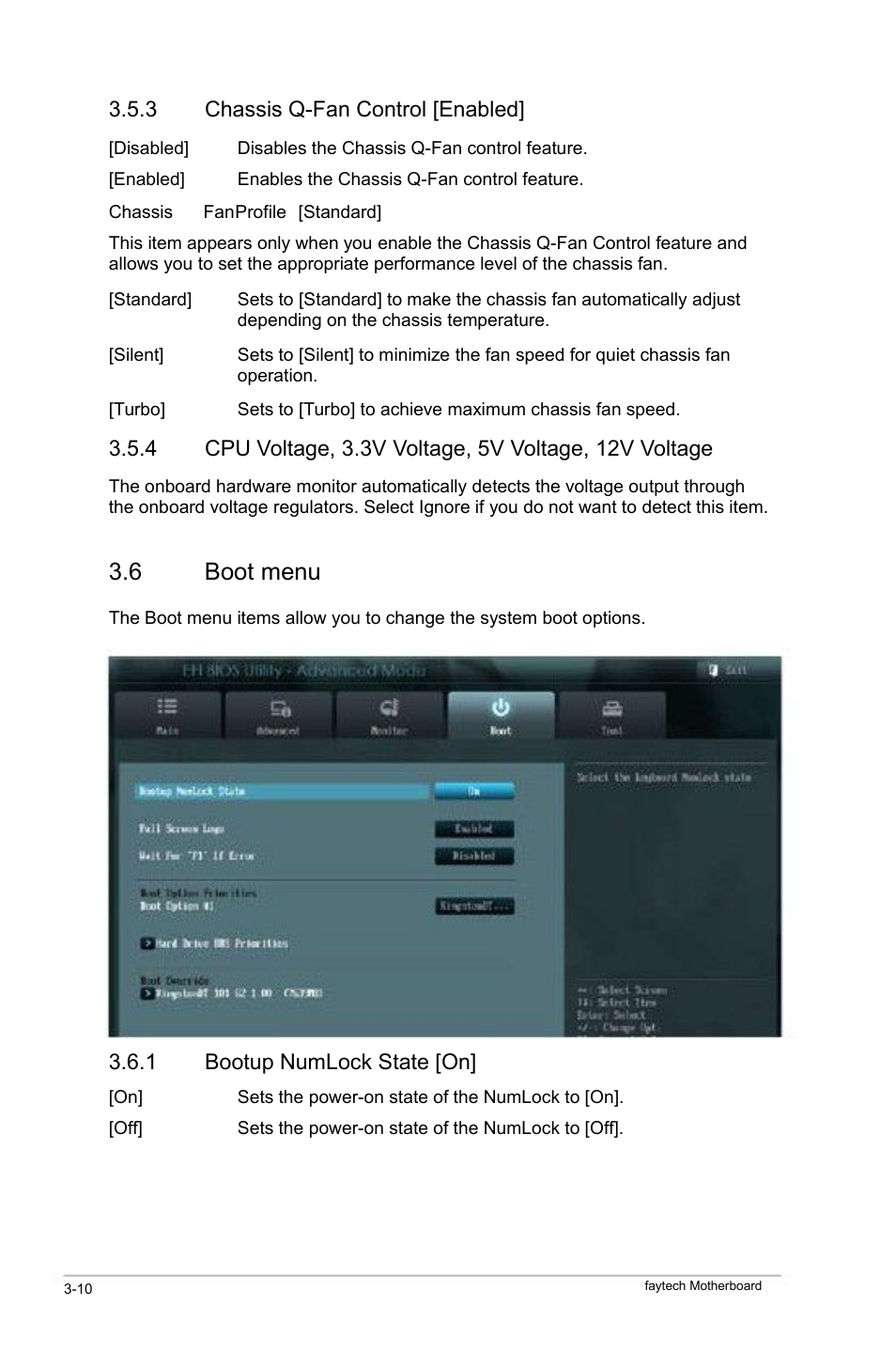 6 boot menu | faytech Industrial Motherboard Series User Manual | Page 40 / 44