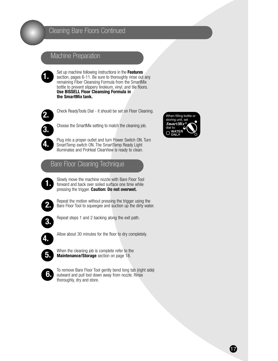 Bissell 8905 User Manual | Page 17 / 24