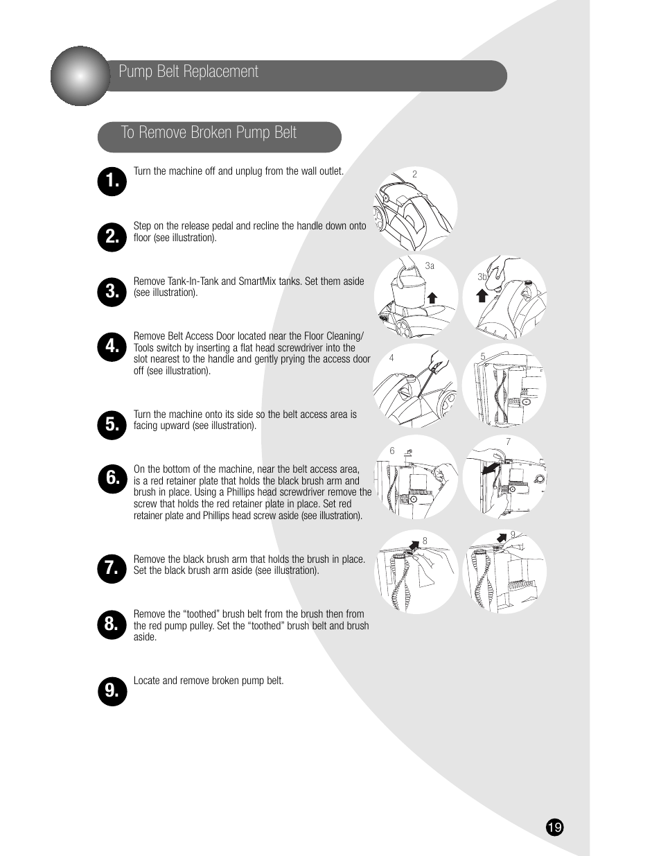 Bissell 8905 User Manual | Page 19 / 24