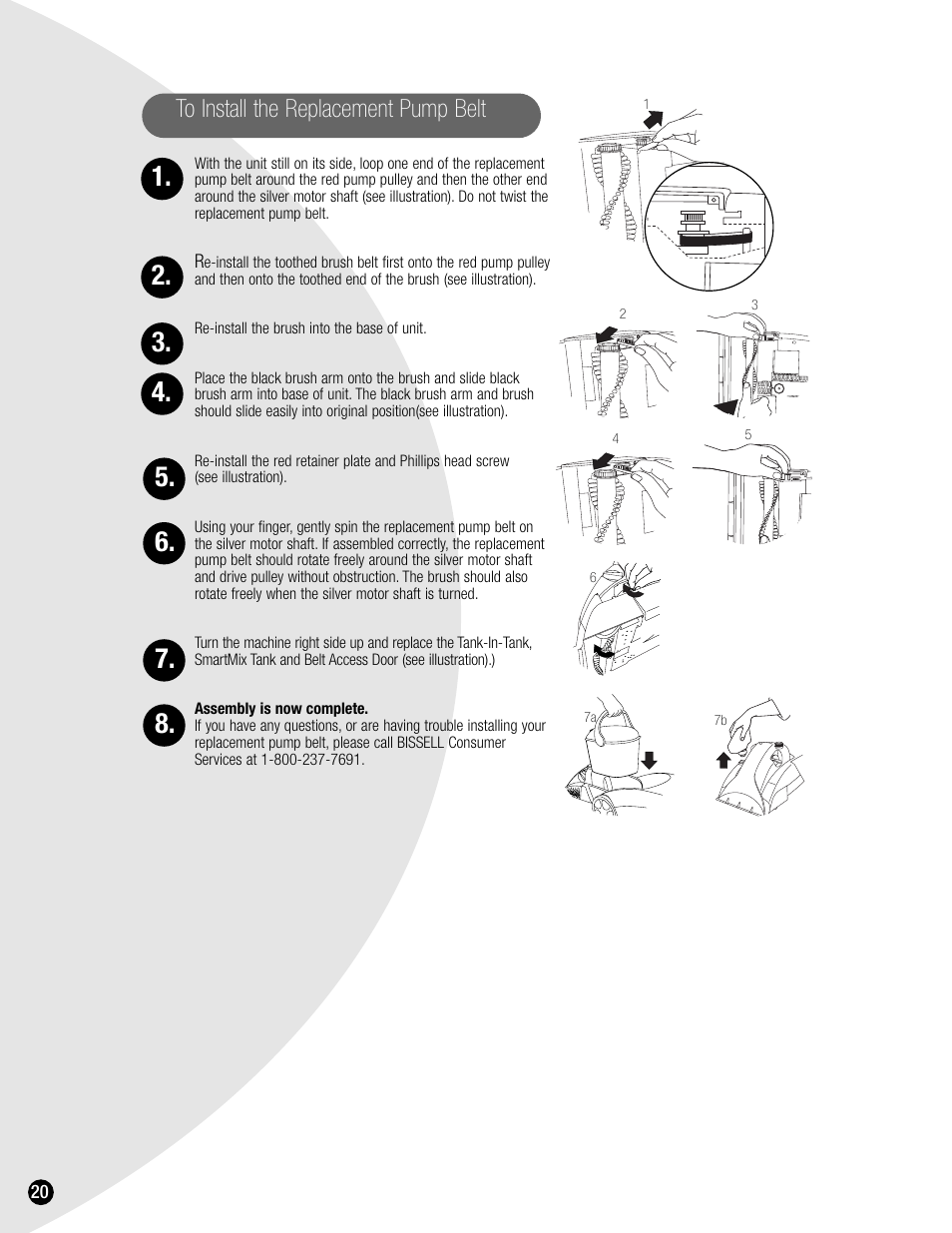 Bissell 8905 User Manual | Page 20 / 24