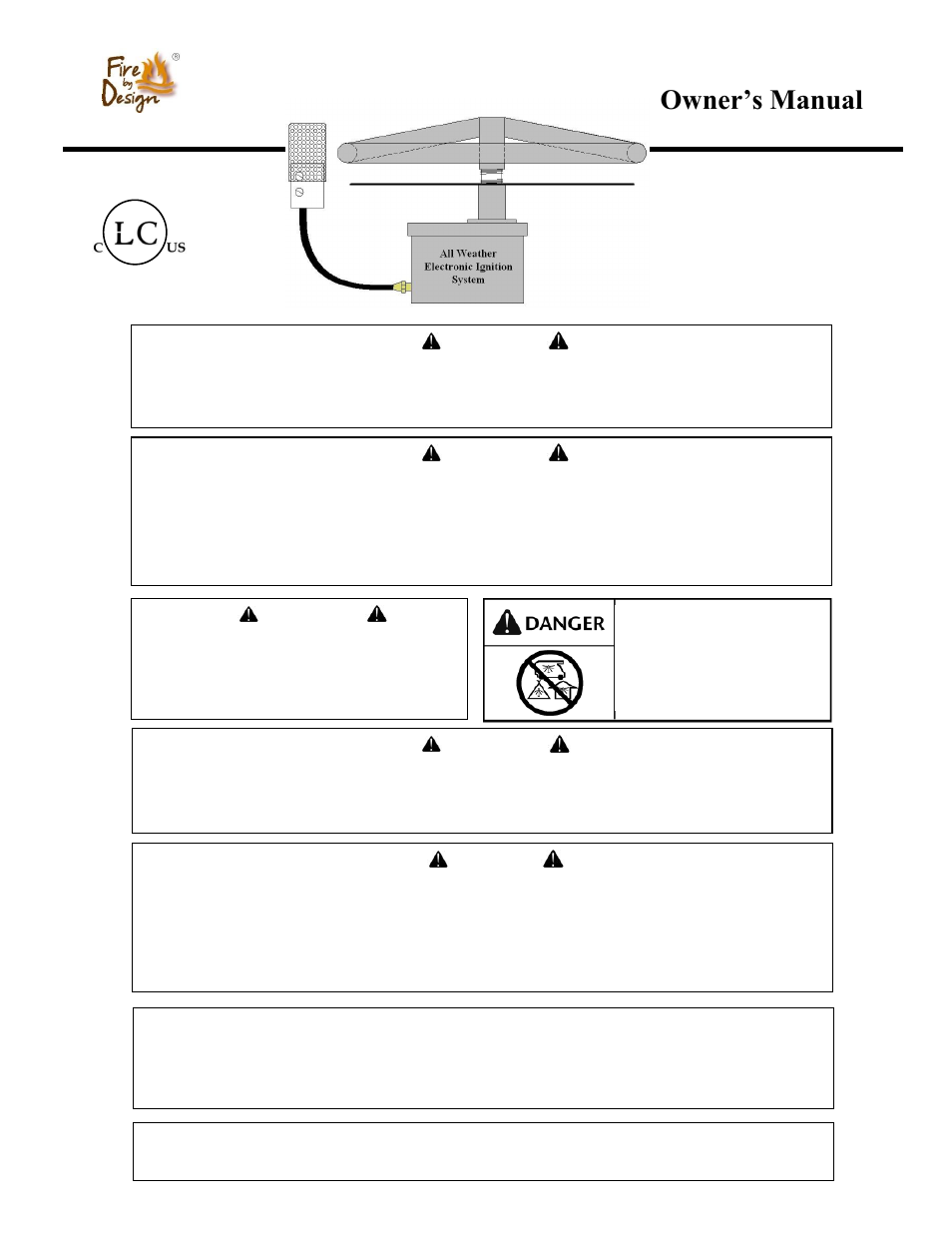 Fire By Design AWEIS User Manual | 13 pages