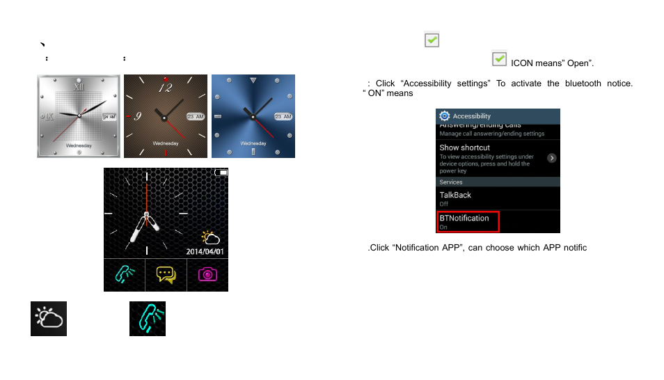 3 、 menu | Flylink BW33 User Manual | Page 4 / 8