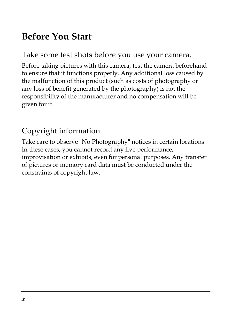 Before you start | Flylink Full HD WIFI User Manual | Page 11 / 69