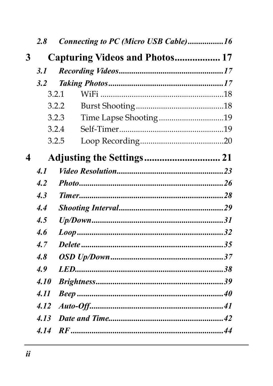 Flylink Full HD WIFI User Manual | Page 3 / 69