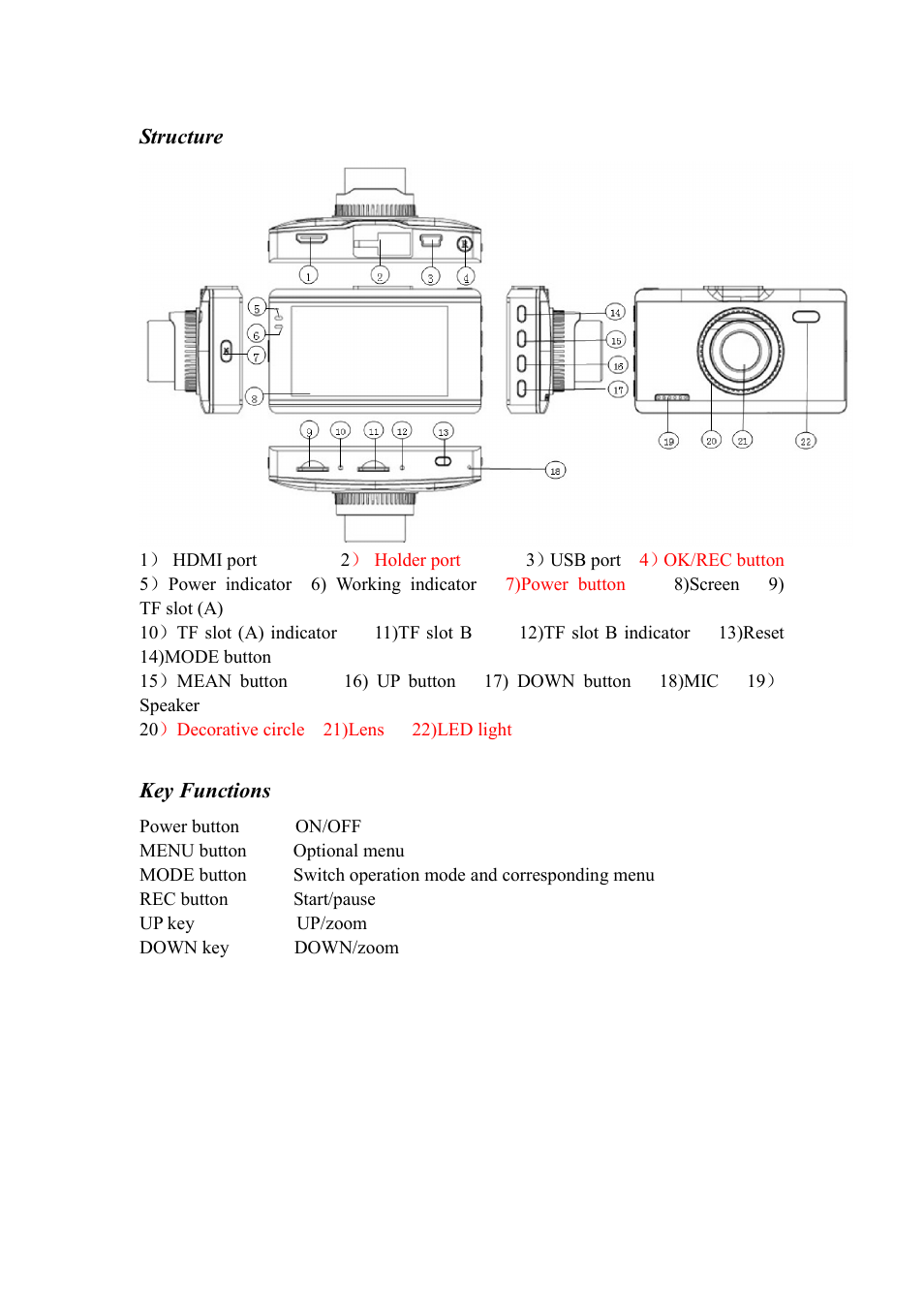 Flylink Full HD G-sensor User Manual | Page 3 / 7