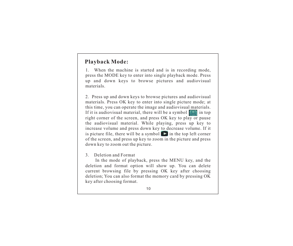 页 11, Playback mode | Flylink Full HD G-sensor GPS User Manual | Page 11 / 17