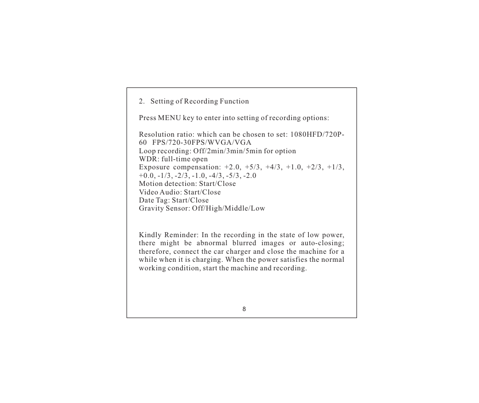 Flylink Full HD G-sensor GPS User Manual | Page 9 / 17