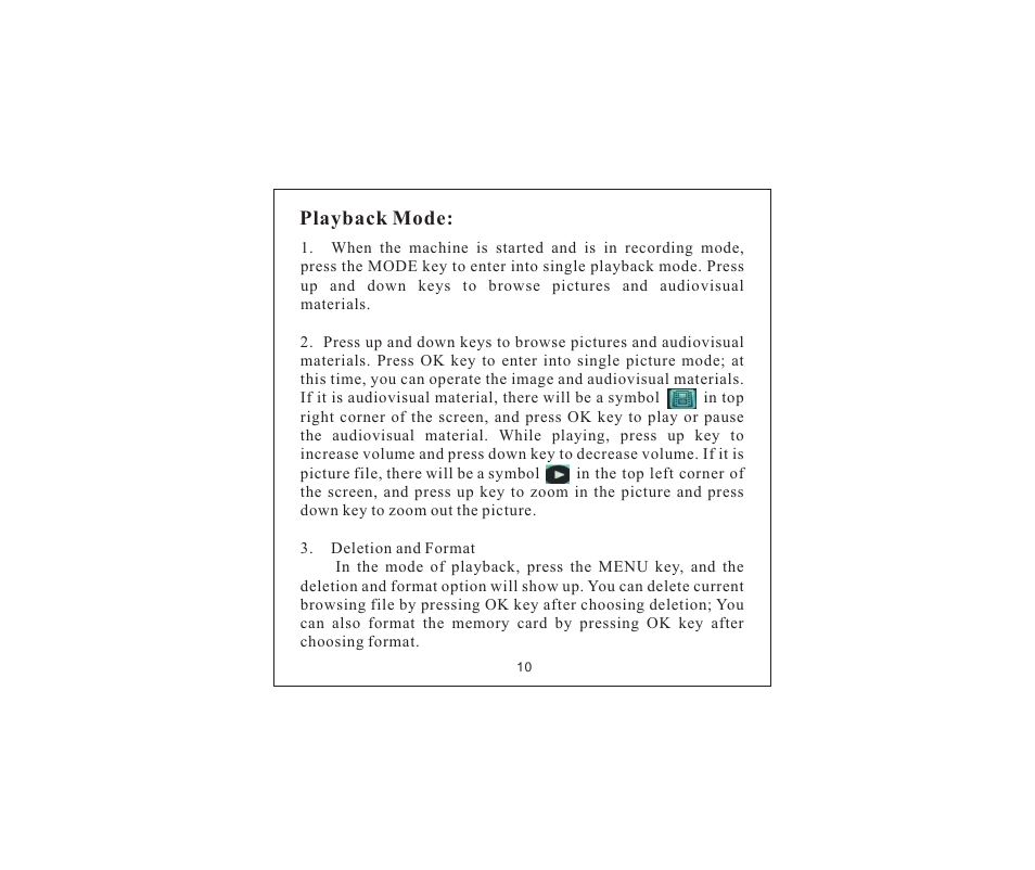 页 11, Playback mode | Flylink Full HD G-sensor GPS User Manual | Page 11 / 14