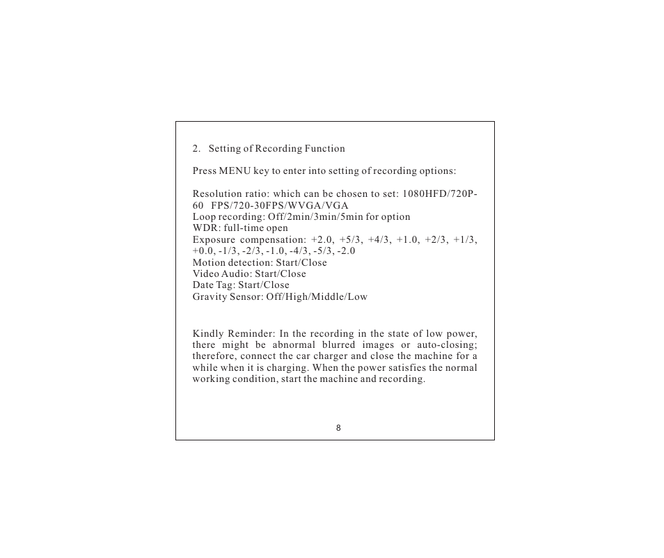 Flylink Full HD G-sensor GPS User Manual | Page 9 / 14