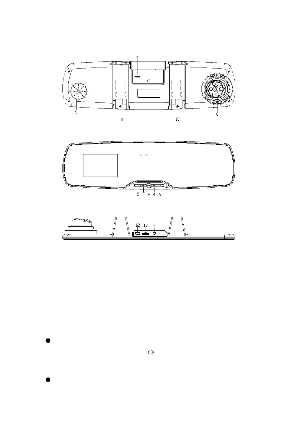 Function operation | Flylink HD Motion Detection G-sensor User Manual | Page 2 / 5