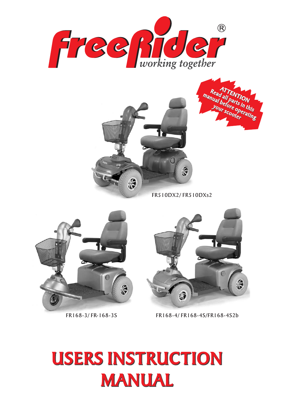 Freerider FR510DXs2(Kensington-S) User Manual | 44 pages