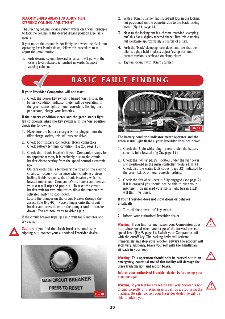 Freerider FR168-3A2/Companion User Manual | Page 30 / 40