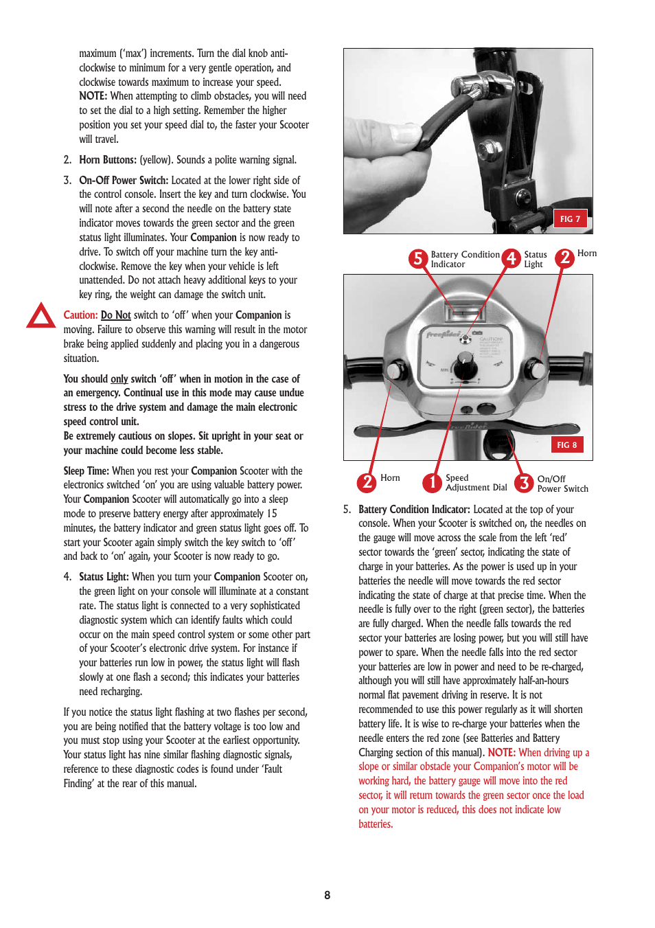 Freerider FR168-3A2/Companion User Manual | Page 8 / 40