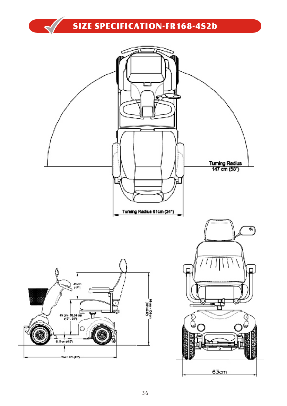 Freerider FR510DXs2b(D,Land Ranger S) User Manual | Page 36 / 44