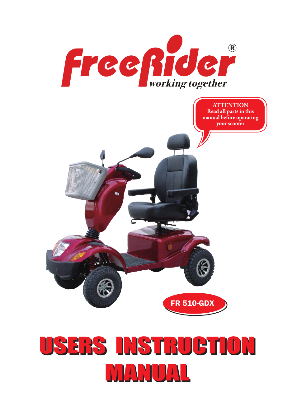 Freerider FR510GDX(D,Land Ranger XL8) User Manual | 21 pages