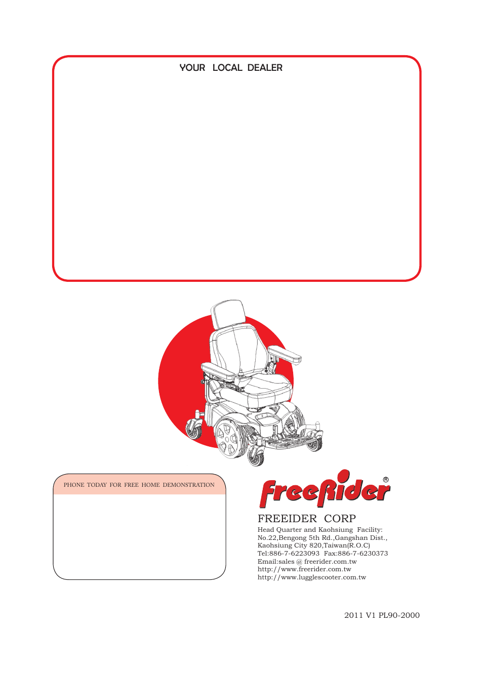 Freeider corp | Freerider FR168W User Manual | Page 21 / 21