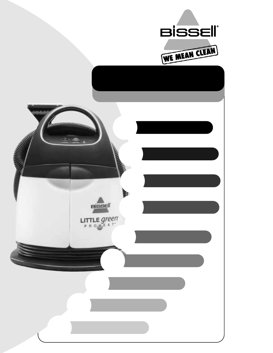 Bissell 1722 User Manual | 12 pages