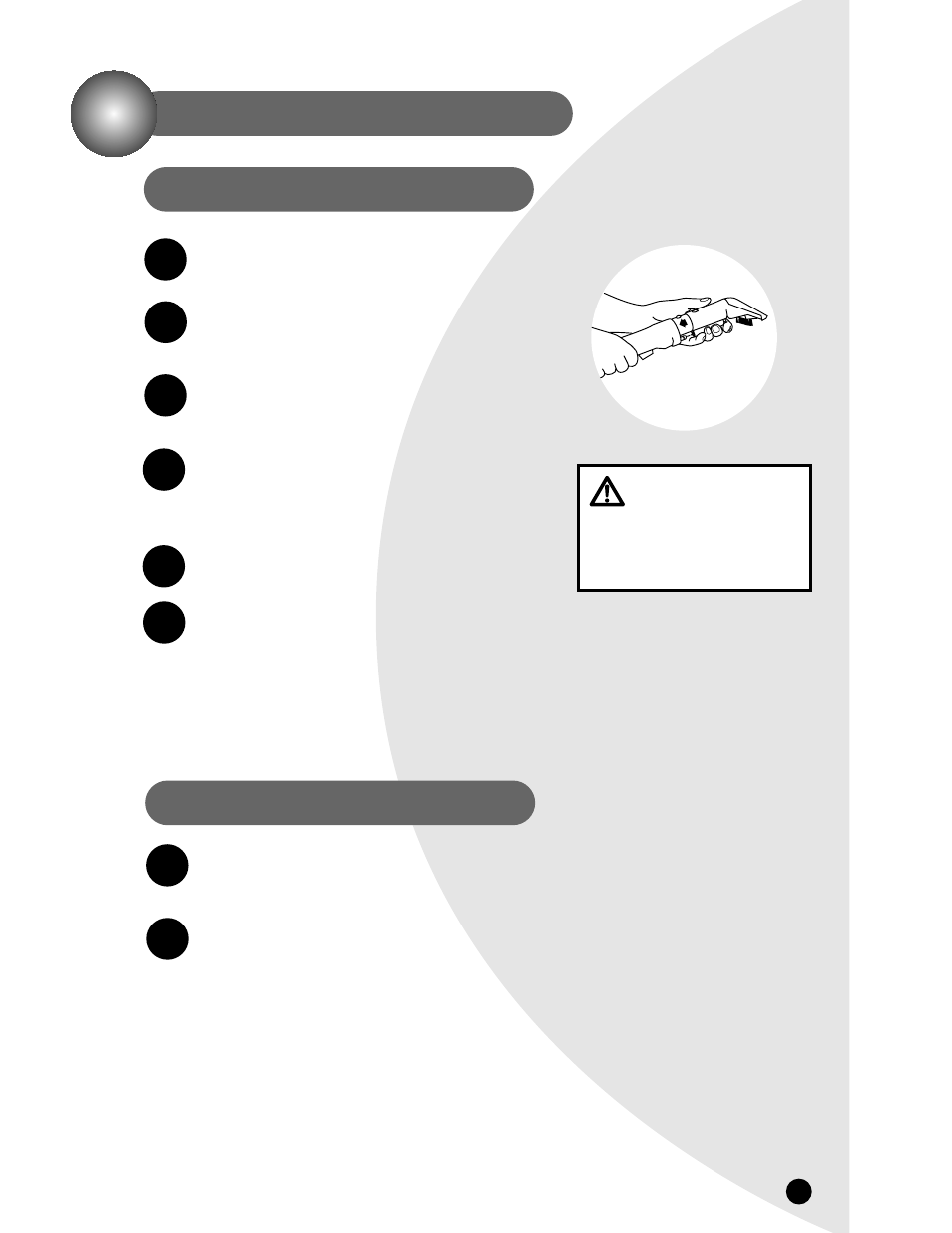 Warning | Bissell 1722 User Manual | Page 7 / 12