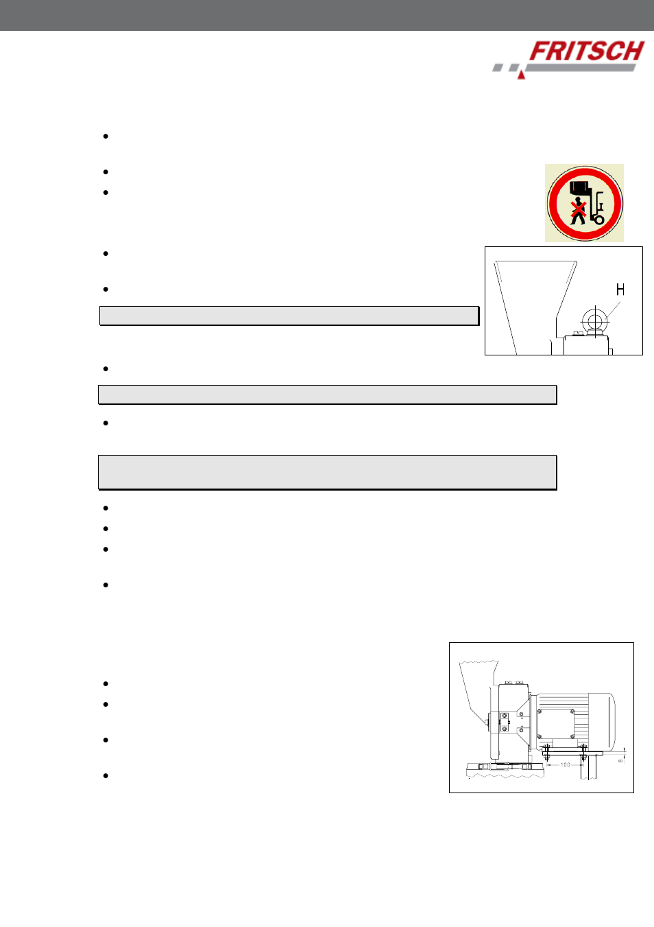 3 installation, 1 unpacking, 2 transport | 3 setup, 4 setup on a laboratory table | FRITSCH PULVERISETTE 16 cast iron User Manual | Page 13 / 24