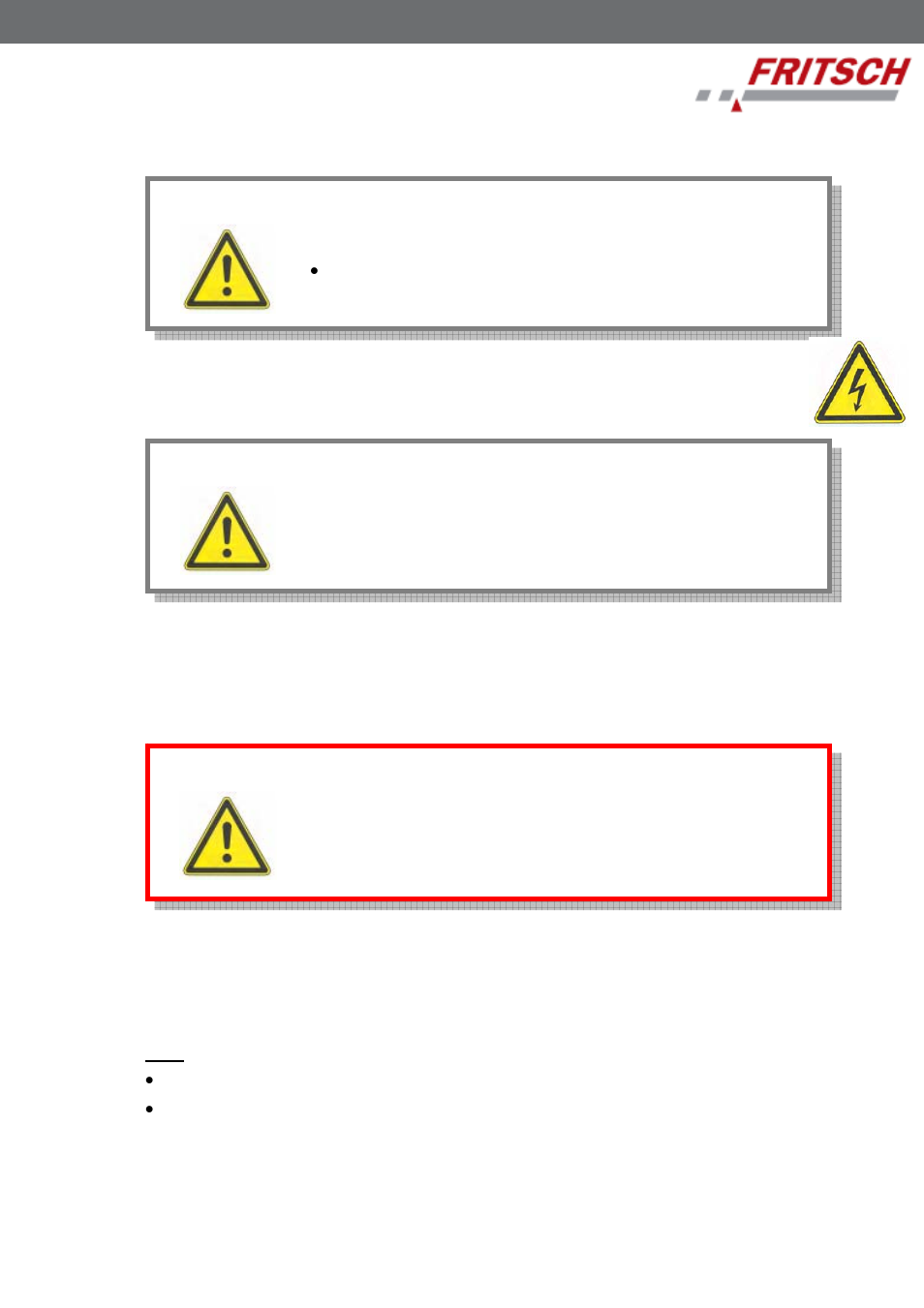 6 electrical connection | FRITSCH PULVERISETTE 16 cast iron User Manual | Page 15 / 24