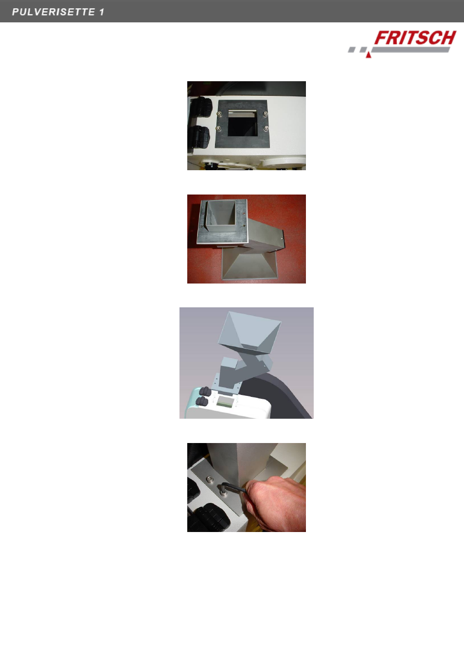 FRITSCH PULVERISETTE 1, Model I classic line User Manual | Page 15 / 36