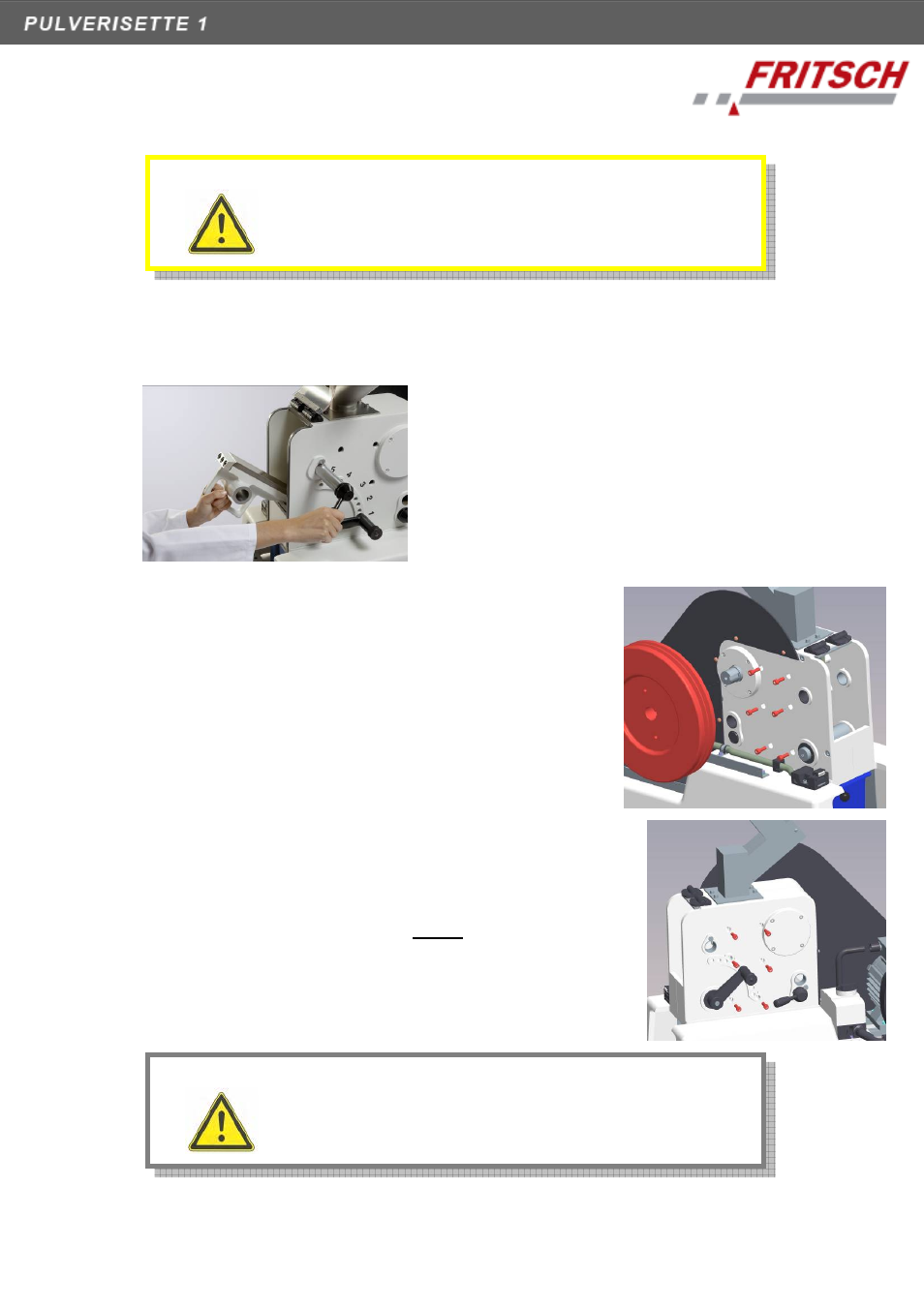 Mounting the support walls | FRITSCH PULVERISETTE 1, Model I classic line User Manual | Page 21 / 36