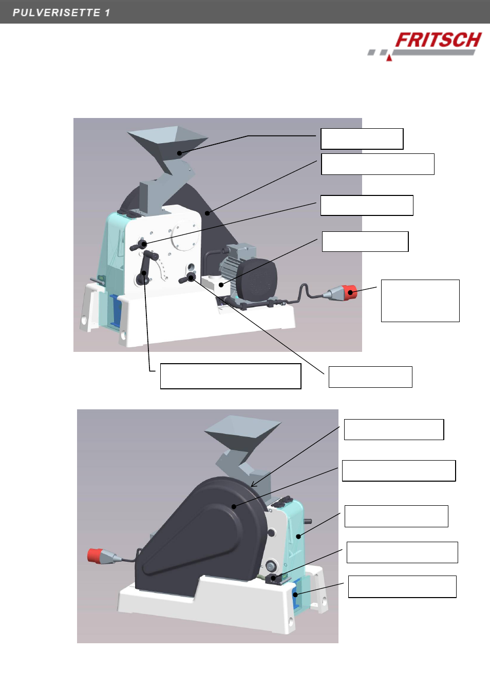 Basic design, 1 basic design | FRITSCH PULVERISETTE 1, Model I classic line User Manual | Page 6 / 36