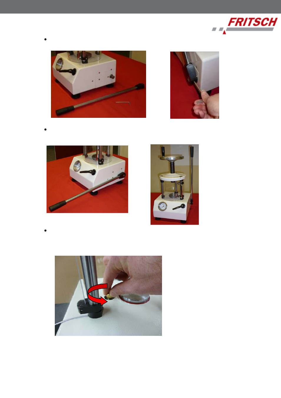 FRITSCH PULVERISETTE 9 User Manual | Page 12 / 28