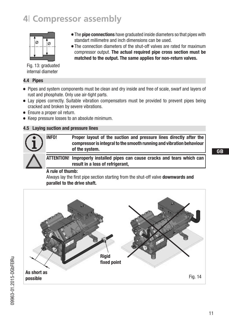 4 | compressor assembly | GEA Bock HG5 User Manual | Page 11 / 32