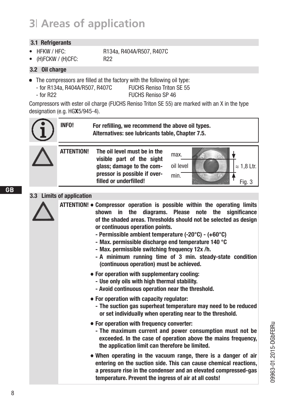 3 | areas of application | GEA Bock HG5 User Manual | Page 8 / 32
