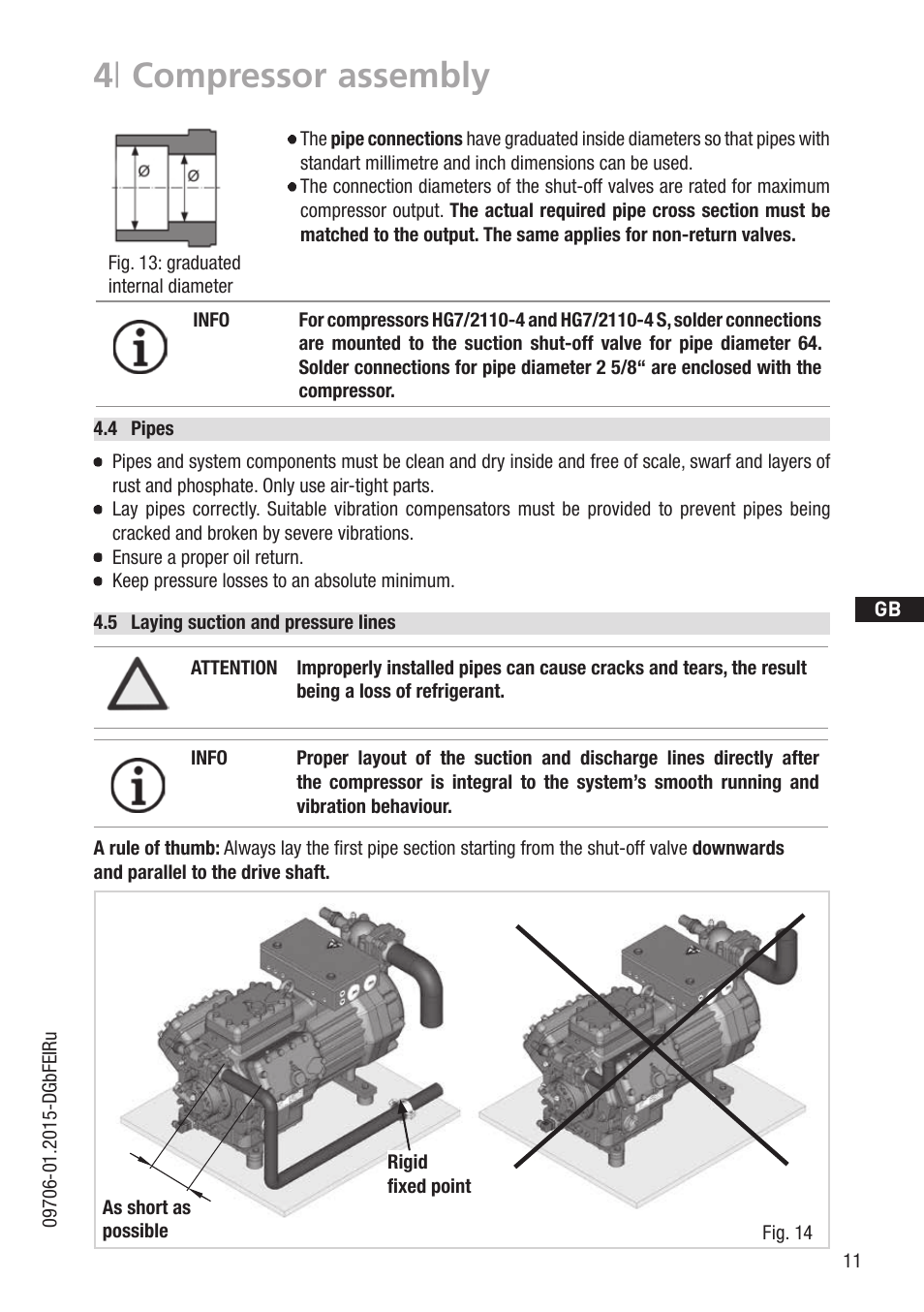 4 | compressor assembly | GEA Bock HG7 User Manual | Page 11 / 34