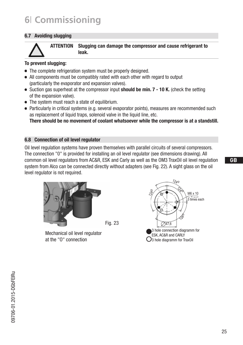 6 | commissioning | GEA Bock HG7 User Manual | Page 25 / 34