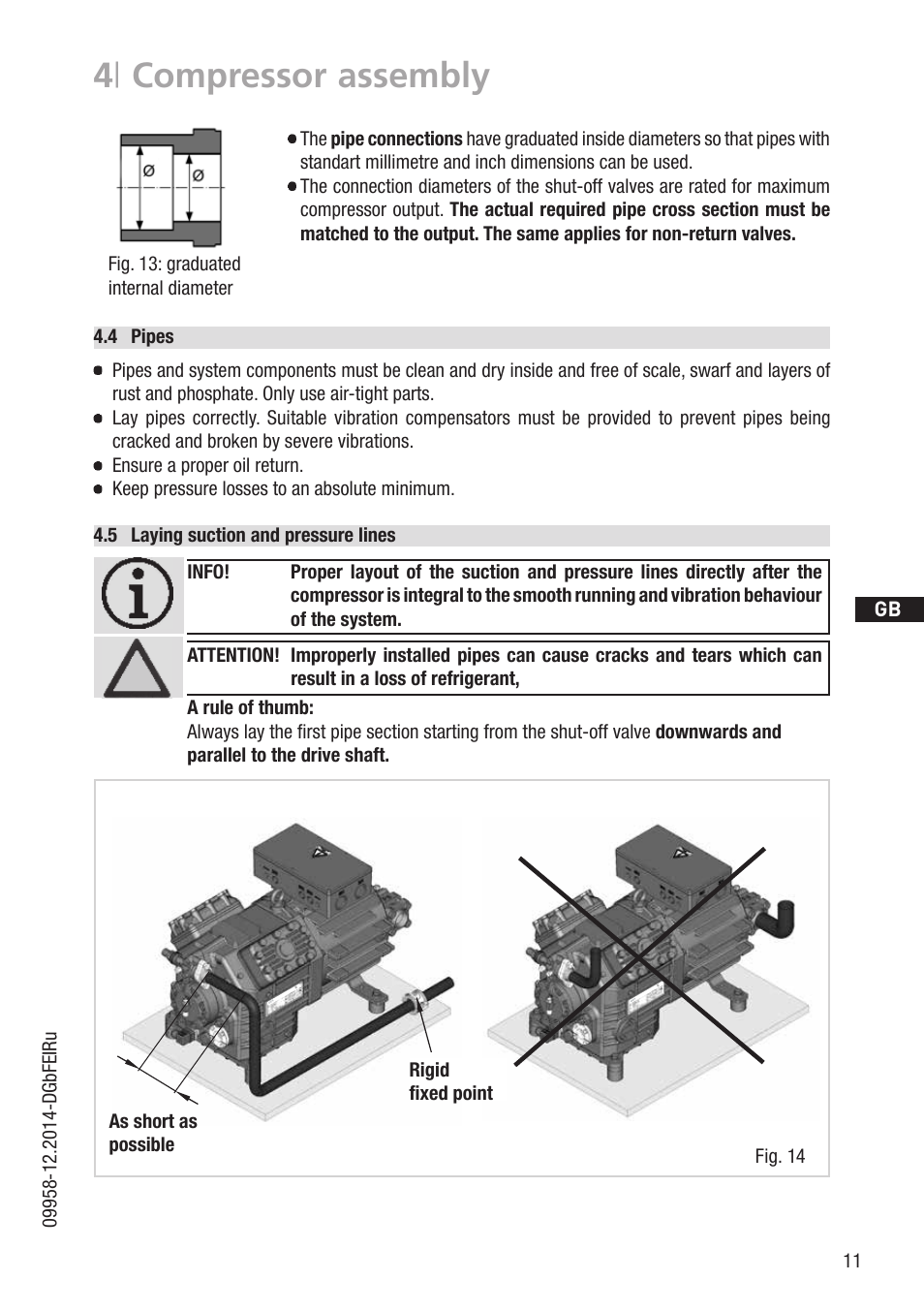 4 | compressor assembly | GEA Bock HG4 User Manual | Page 11 / 32