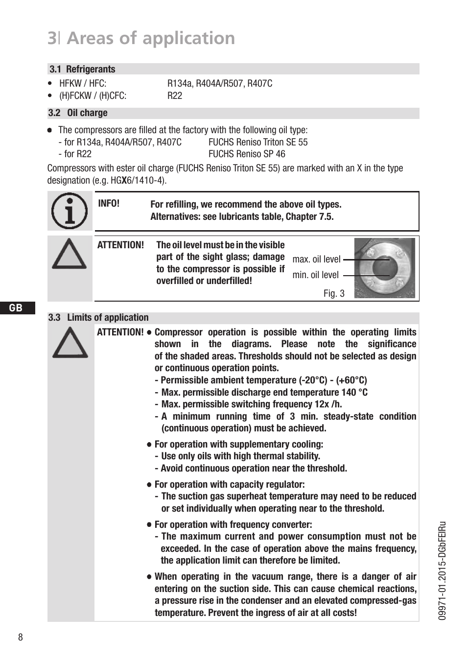 3 | areas of application | GEA Bock HG6 User Manual | Page 8 / 32