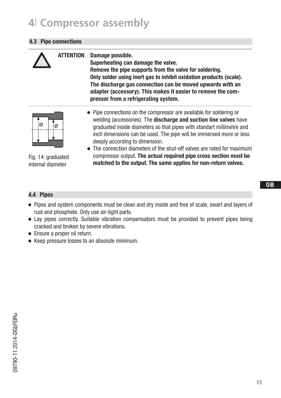 4 | compressor assembly | GEA Bock HG8 User Manual | Page 11 / 38