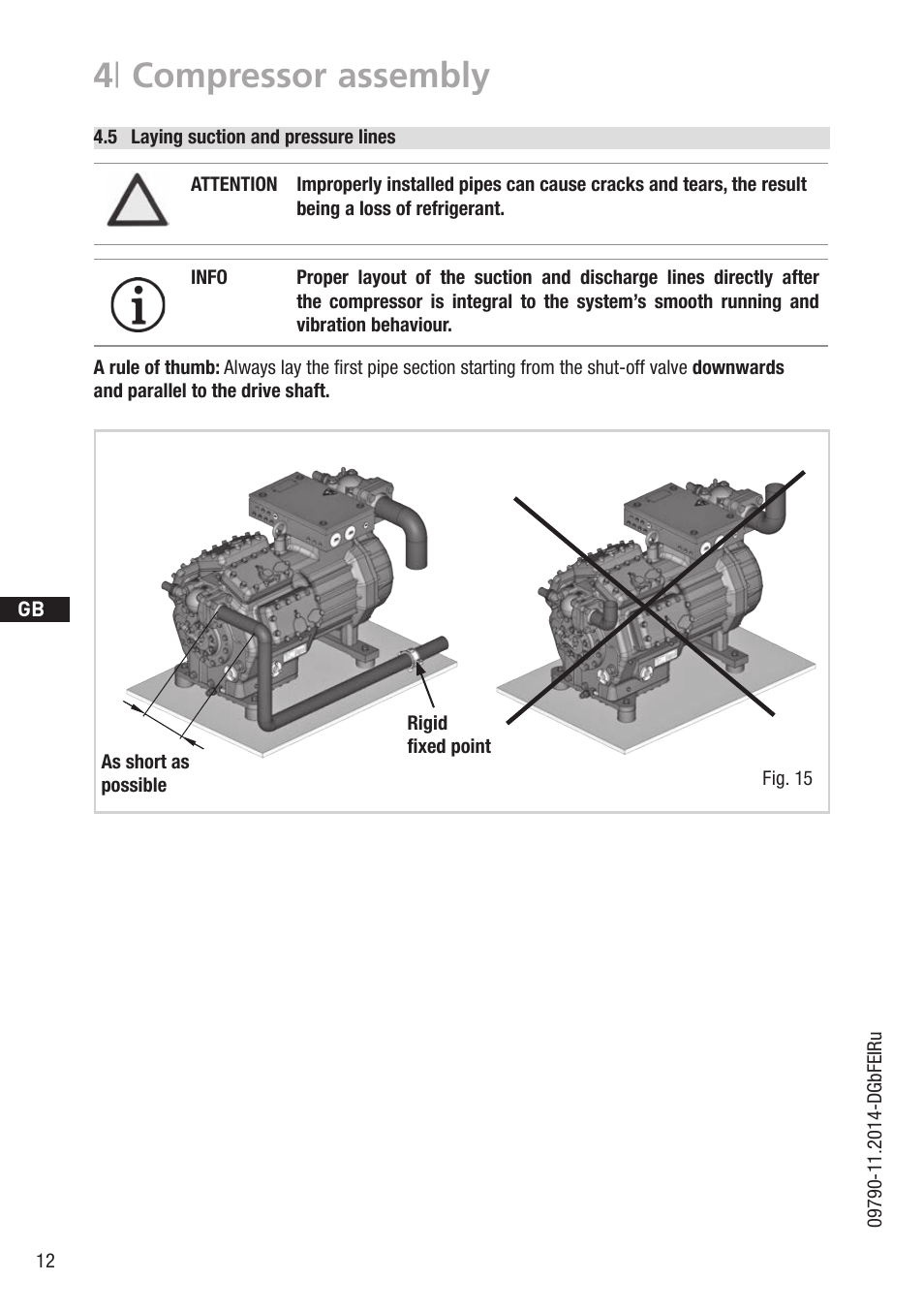4 | compressor assembly | GEA Bock HG8 User Manual | Page 12 / 38