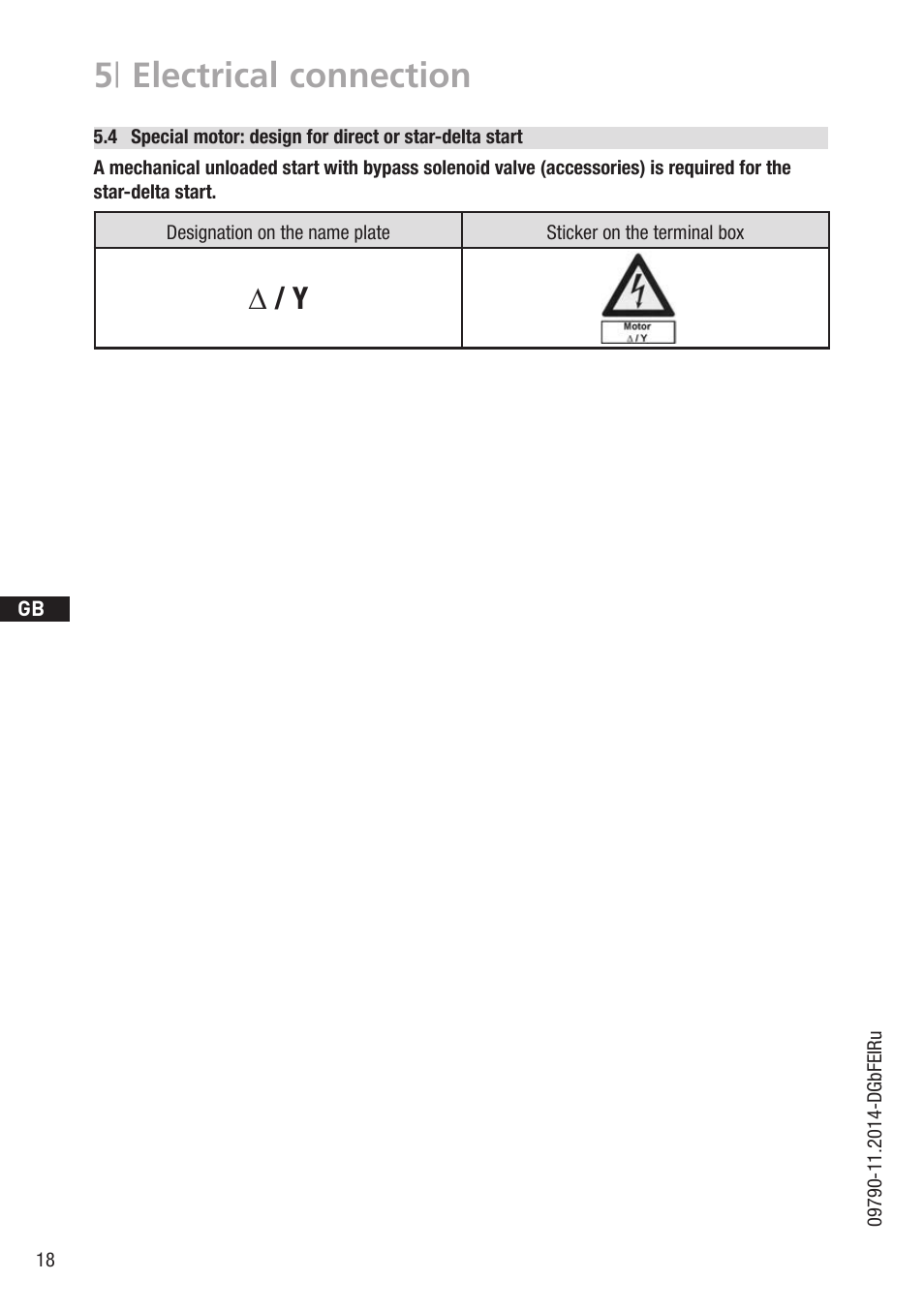 5 | electrical connection | GEA Bock HG8 User Manual | Page 18 / 38
