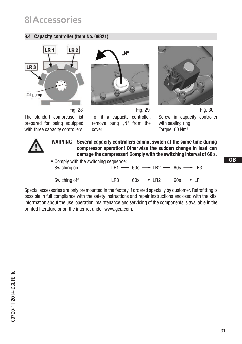 8 | accessories | GEA Bock HG8 User Manual | Page 31 / 38