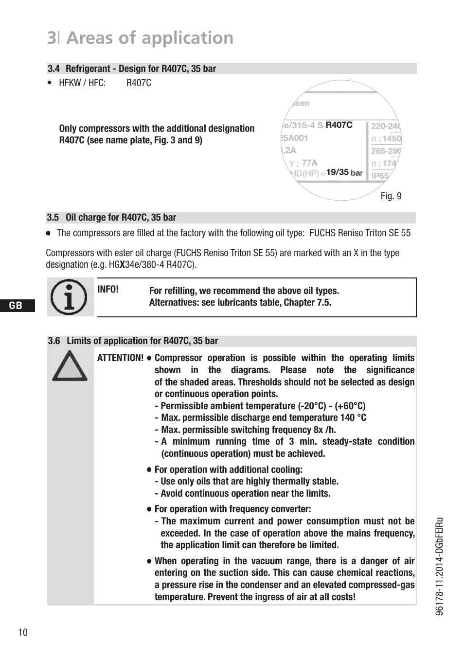 3 | areas of application, 2 | produktbeschreibung | GEA Bock HG34e User Manual | Page 10 / 30
