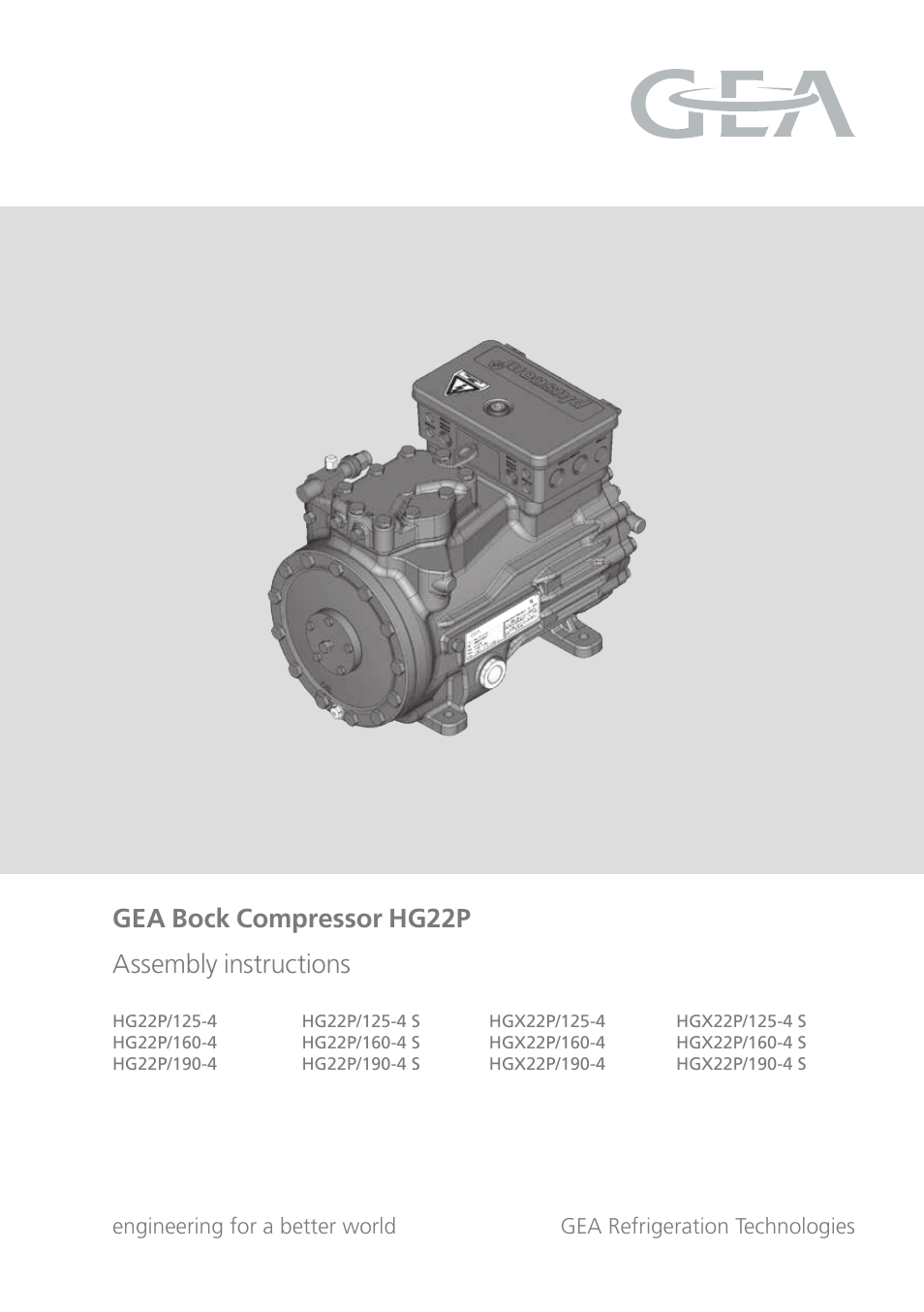 GEA Bock HG22Р User Manual | 26 pages
