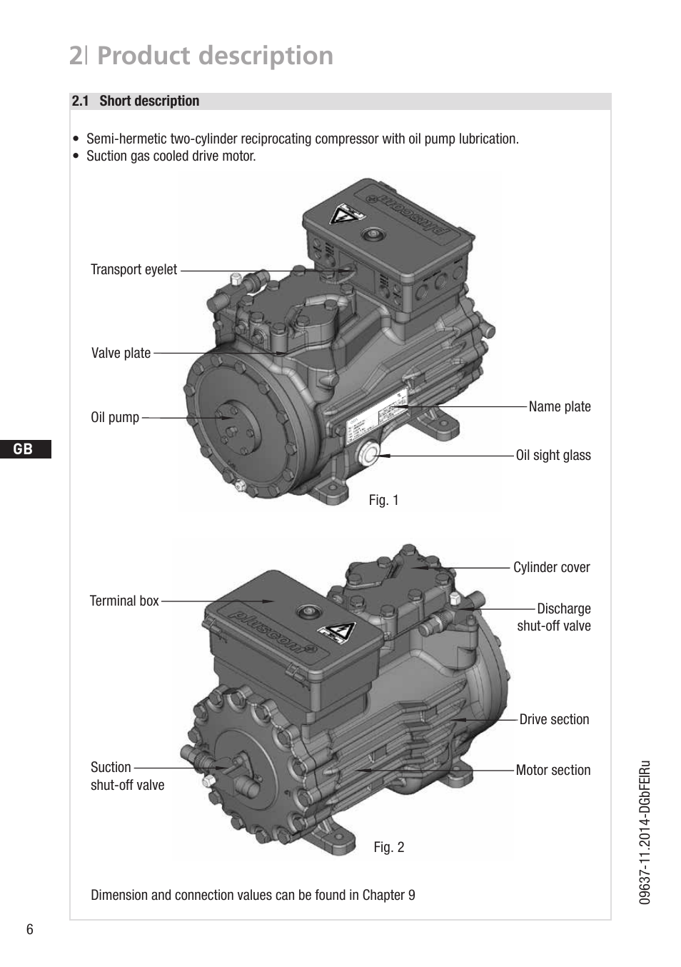 2 | product description | GEA Bock HG22Р User Manual | Page 6 / 26