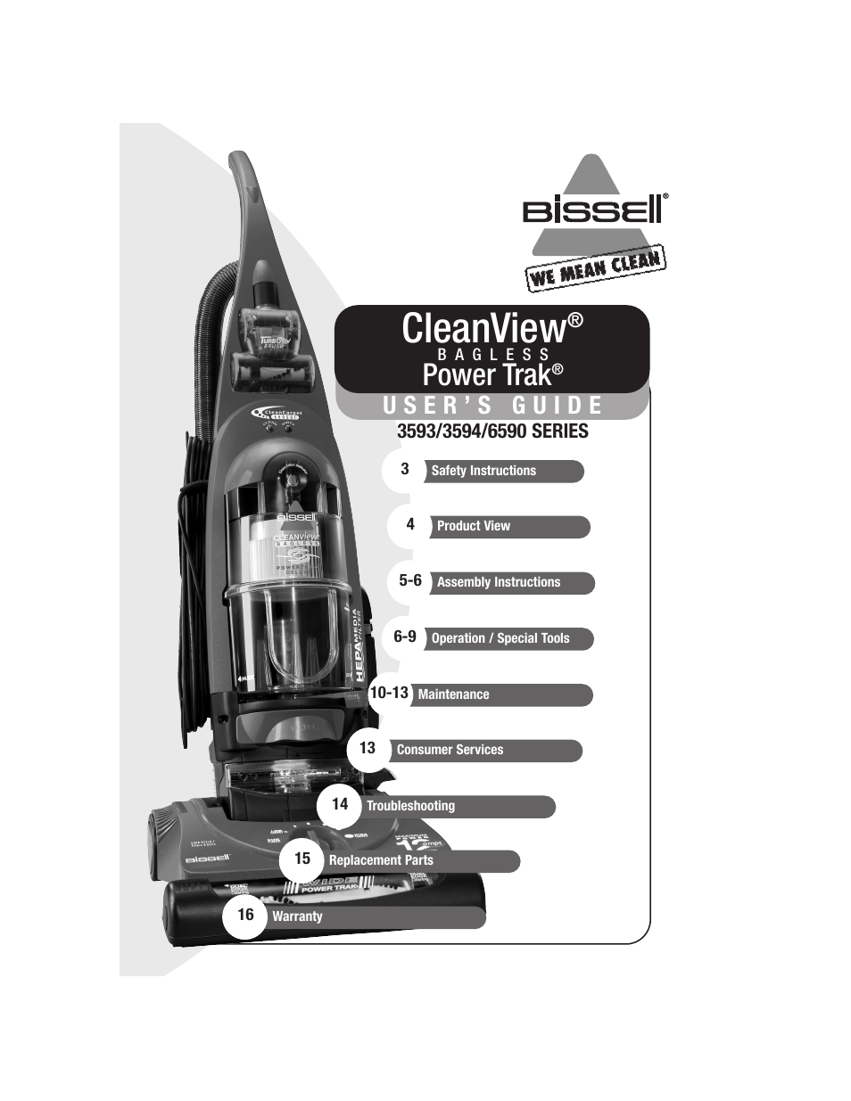 Bissell 6590 User Manual | 16 pages