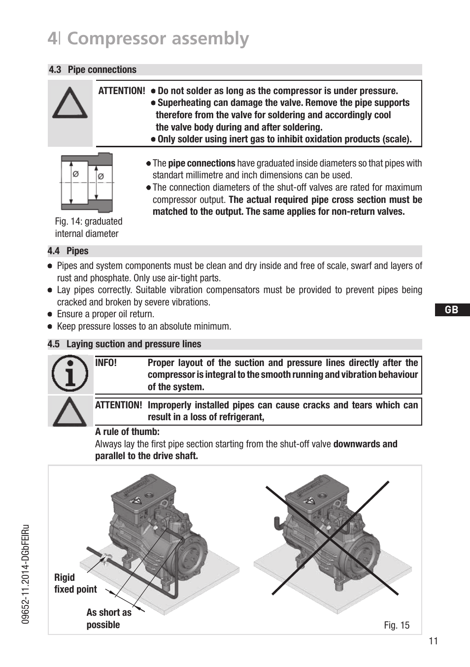 4 | compressor assembly | GEA Bock HG12Р User Manual | Page 11 / 26