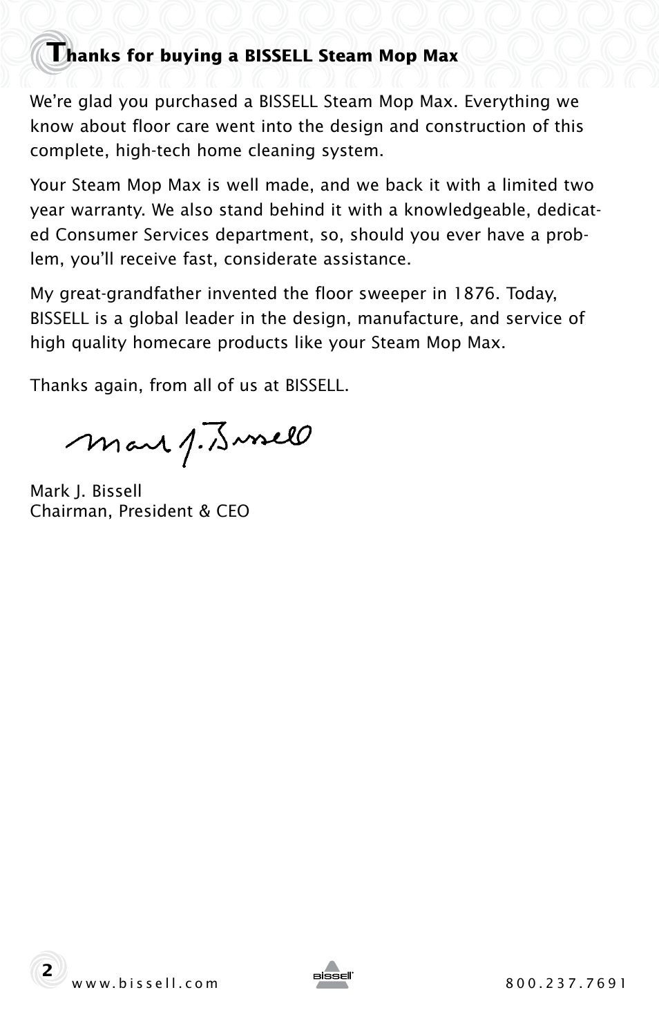 Bissell MAX 21H6 User Manual | Page 2 / 12