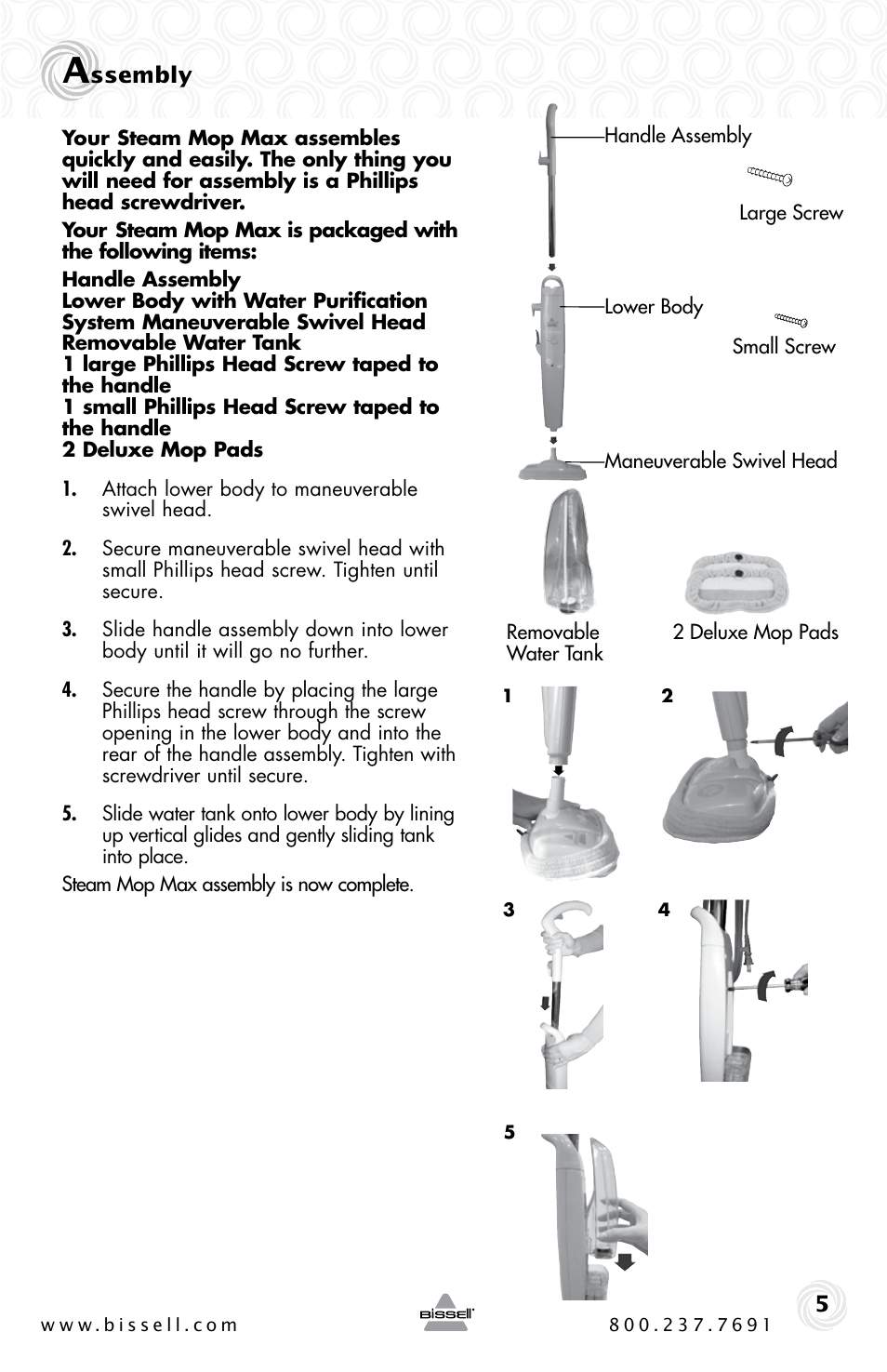 Bissell MAX 21H6 User Manual | Page 5 / 12