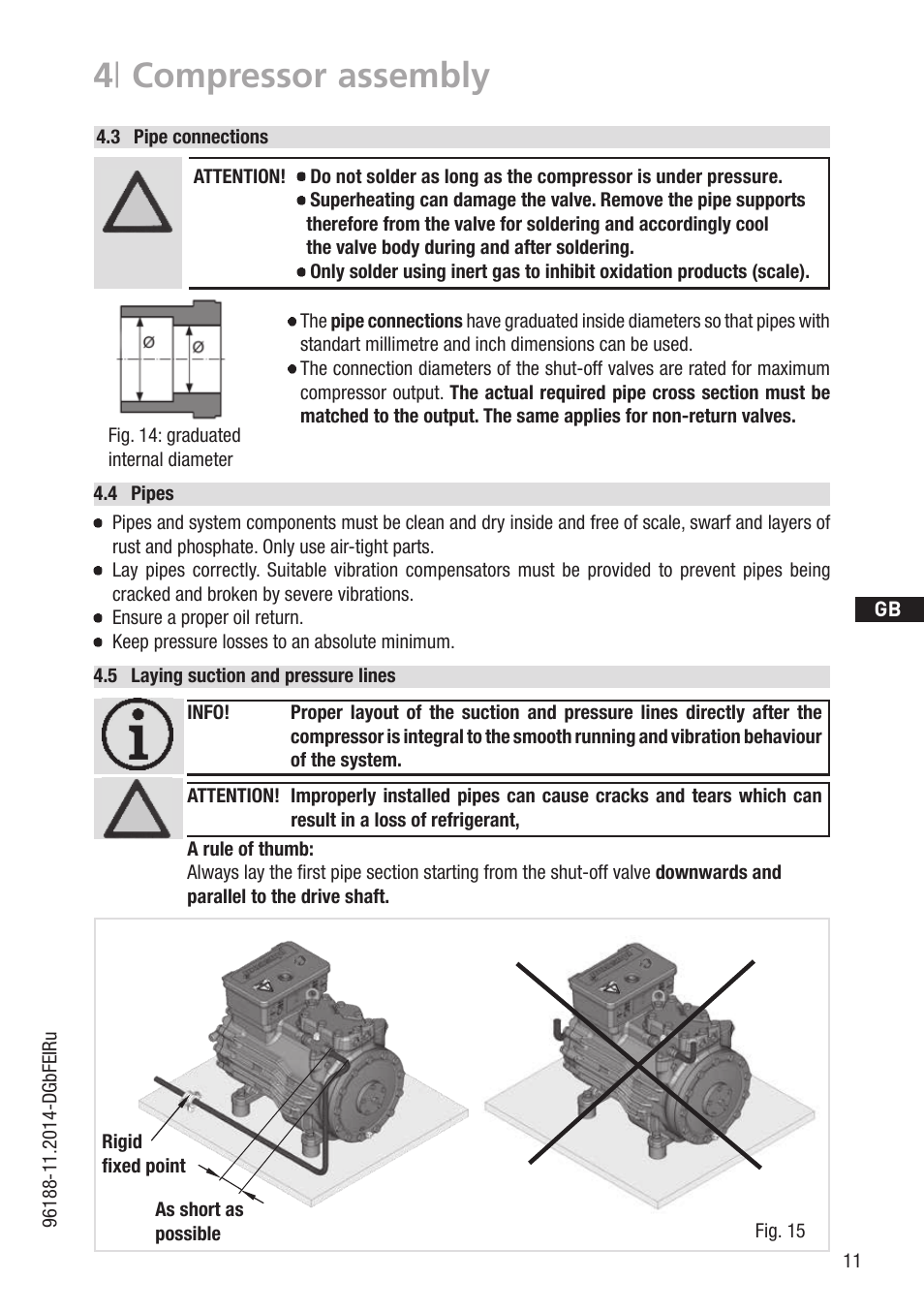 4 | compressor assembly | GEA Bock HG22e User Manual | Page 11 / 26